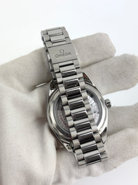 Seamaster Aqua Terra Shades 34mm Steel on Steel in Sandstone