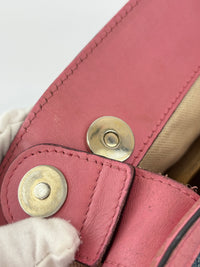Craft Denim Tote Bag in Blue / Pink