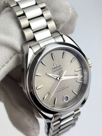 Seamaster Aqua Terra Shades 34mm Steel on Steel in Sandstone