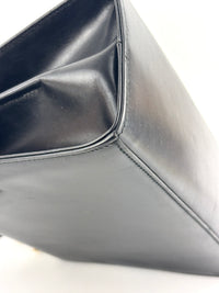 Gancini Top Handle Bag in Black