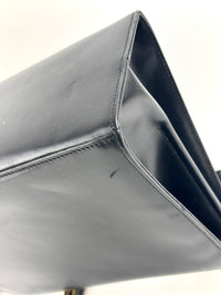 Gancini Top Handle Bag in Black