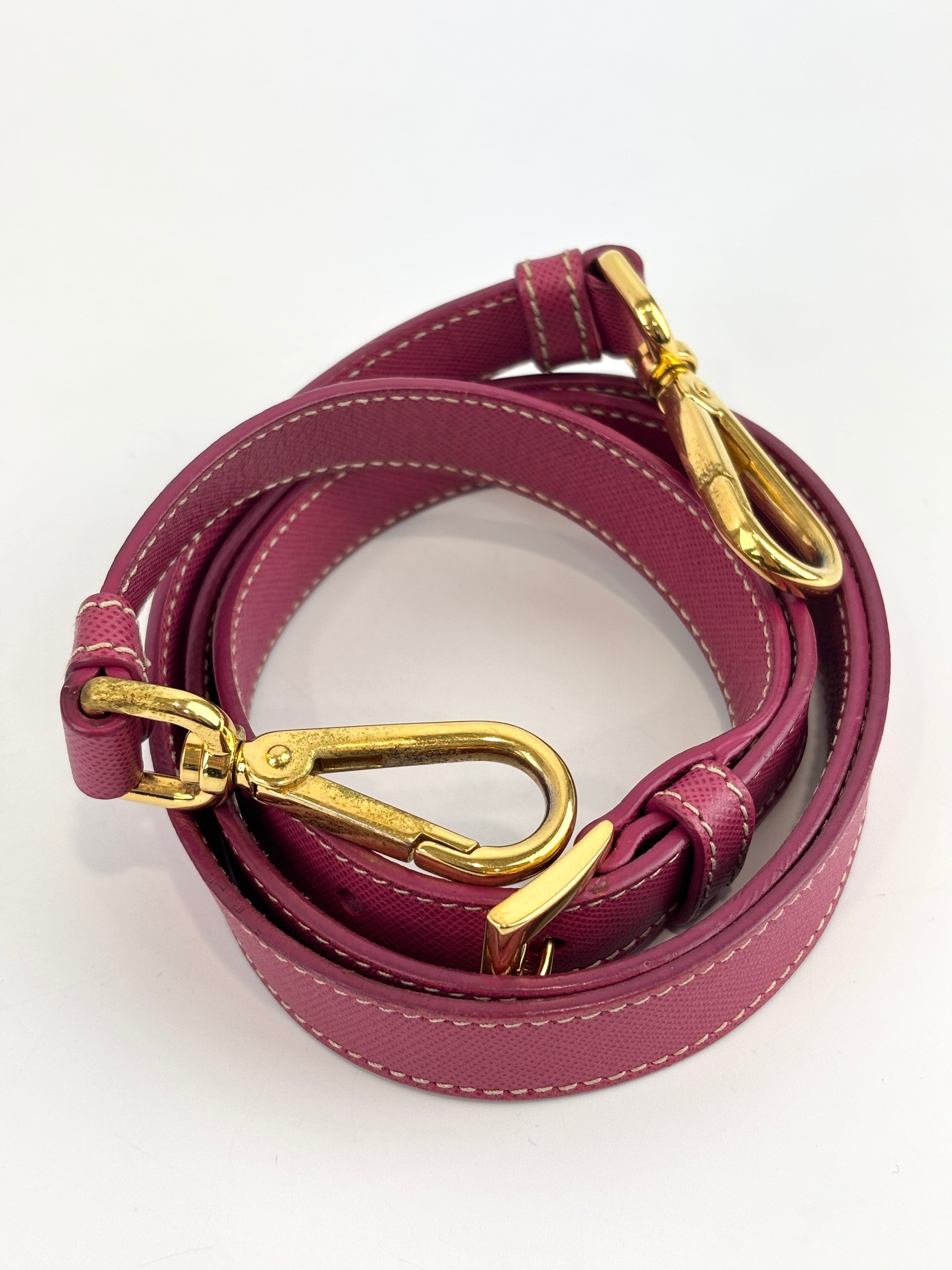 Tessuto Nylon Zip Front Sling Bag Pink