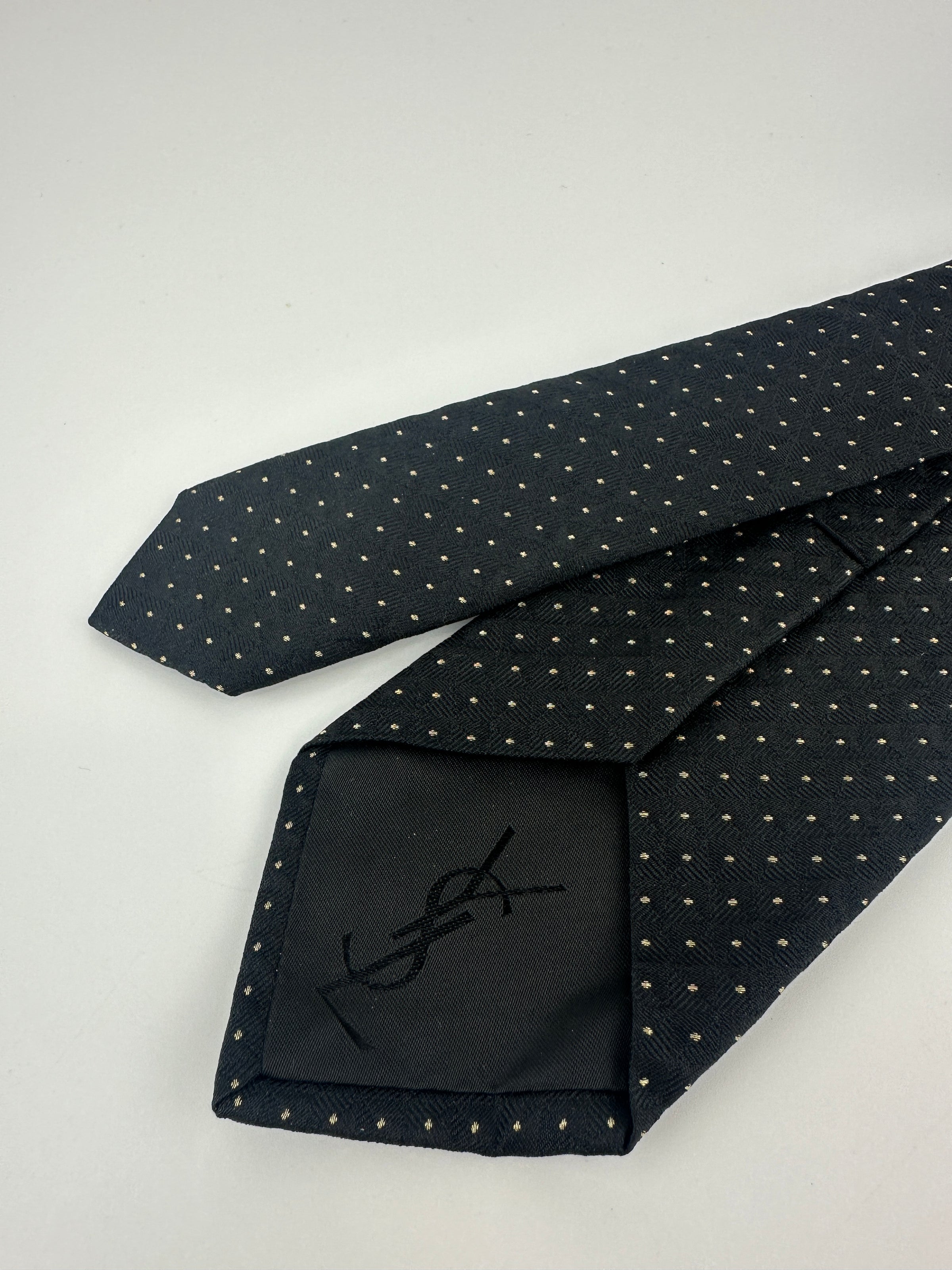 Dotted Tie in Black