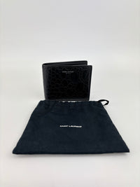 Men’s Croc Embossed Bifold Wallet - Glampot