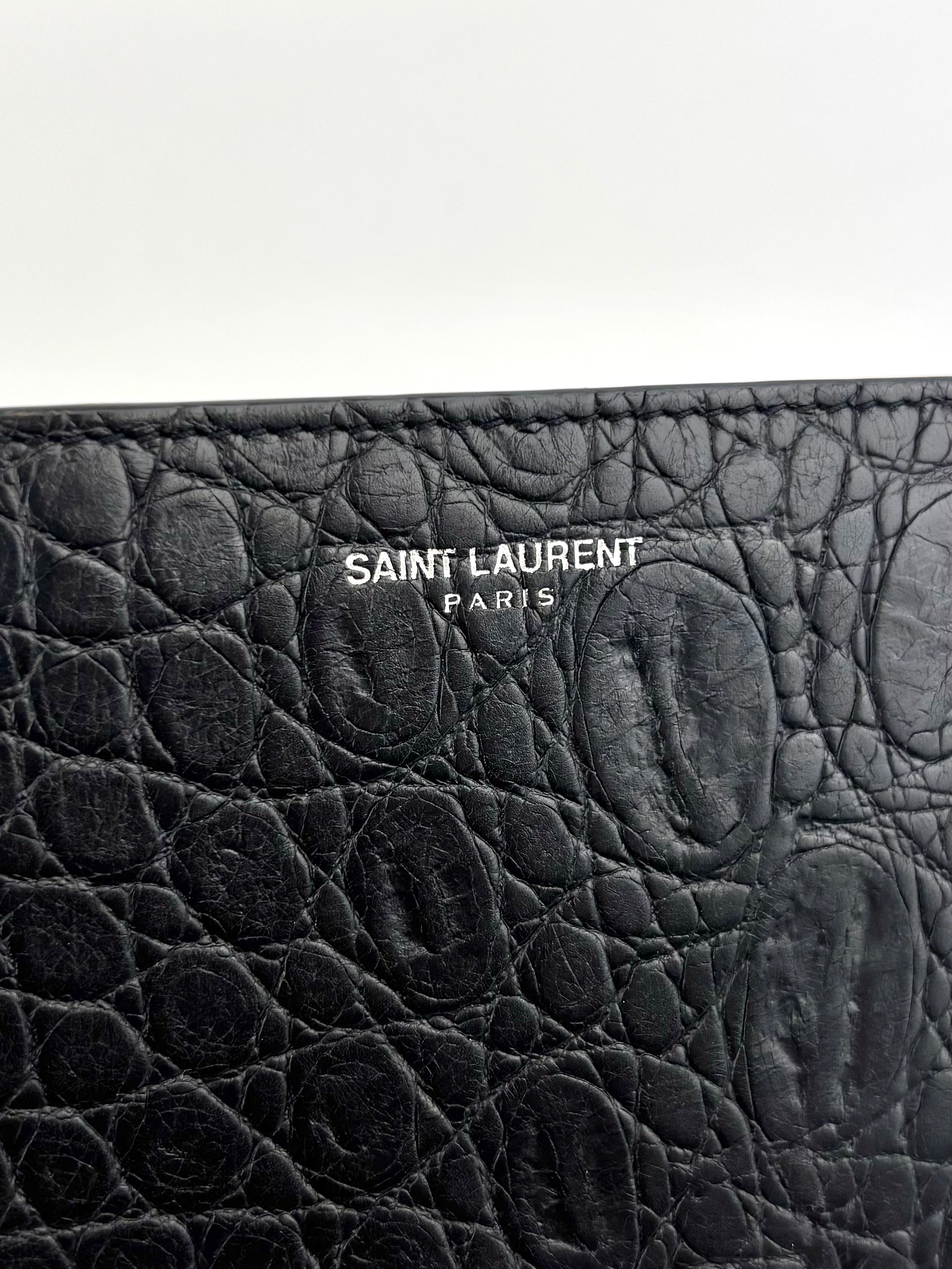 Men’s Croc Embossed Bifold Wallet - Glampot