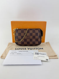 M58009 Mini Pochette Accessoires Damier Ebene
