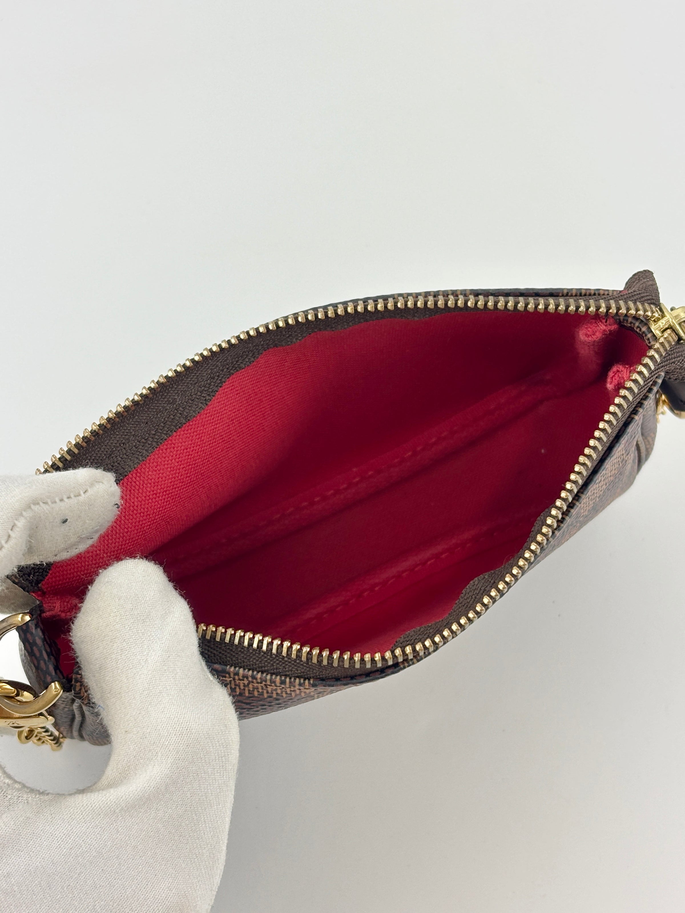 M58009 Mini Pochette Accessoires Damier Ebene