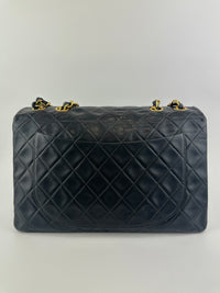 Vintage Maxi Lambskin Single Flap Bag GHW