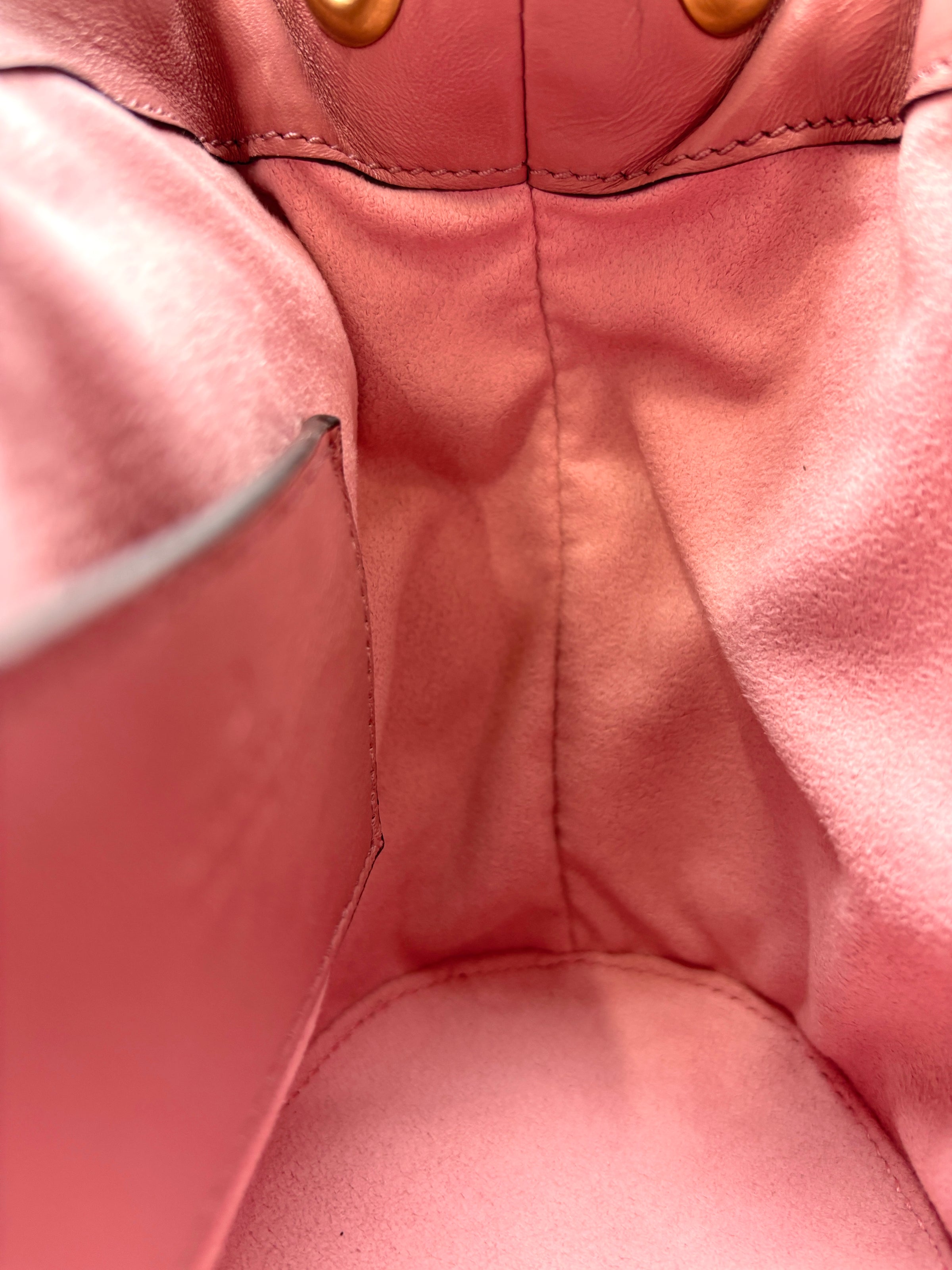 GG Marmont Lambskin Mini Backpack in Dusty Carmine Rose - Glampot