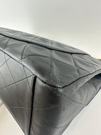 Vintage Maxi Lambskin Single Flap Bag GHW