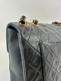 Vintage Maxi Lambskin Single Flap Bag GHW