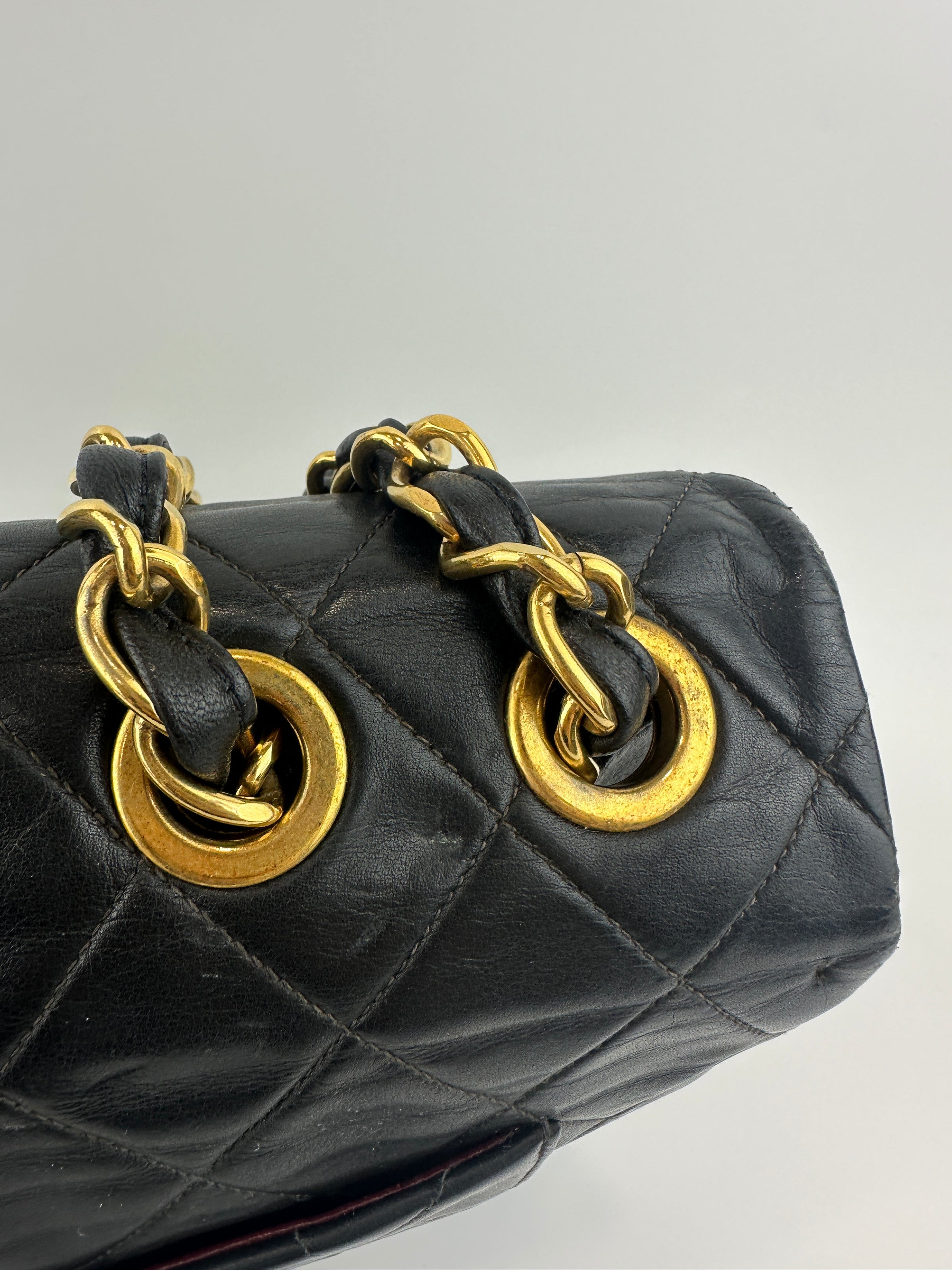 Vintage Maxi Lambskin Single Flap Bag GHW