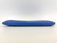 Large O Case Zip Pouch in Blue Caviar RHW - Glampot