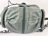 Alexander Wang Forest Green Washed Lambskin Large Marti Convertible Backpack with Matte Black Hardware