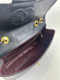 Vintage Maxi Lambskin Single Flap Bag GHW