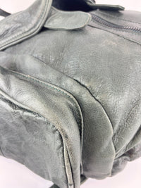 Alexander Wang Forest Green Washed Lambskin Large Marti Convertible Backpack with Matte Black Hardware