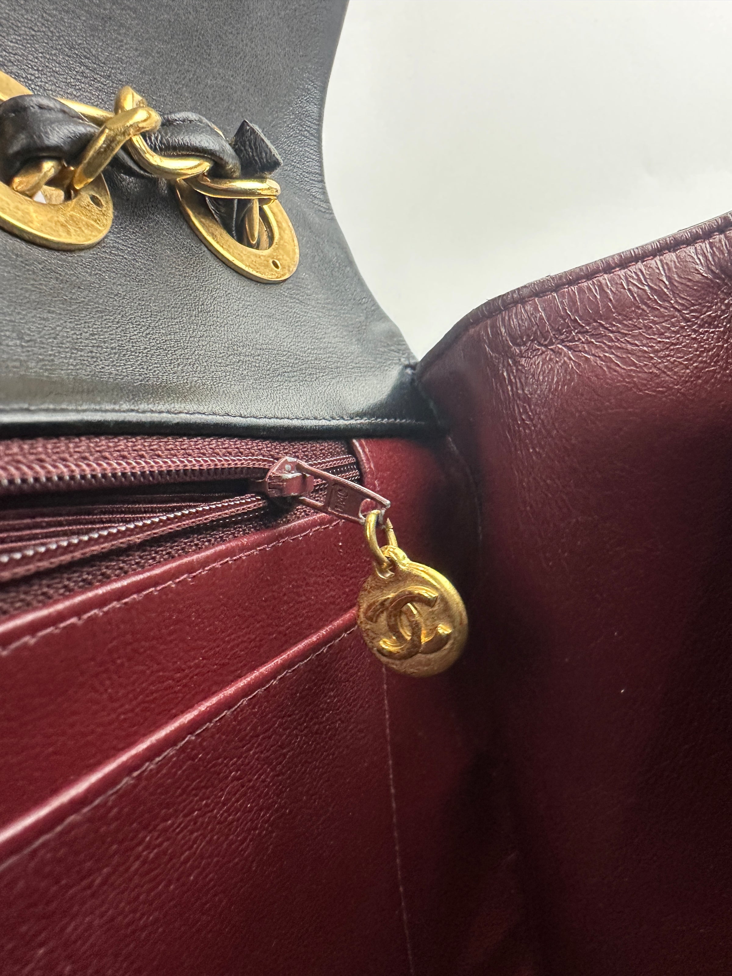 Vintage Maxi Lambskin Single Flap Bag GHW