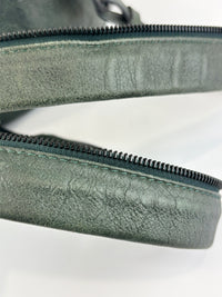 Alexander Wang Forest Green Washed Lambskin Large Marti Convertible Backpack with Matte Black Hardware