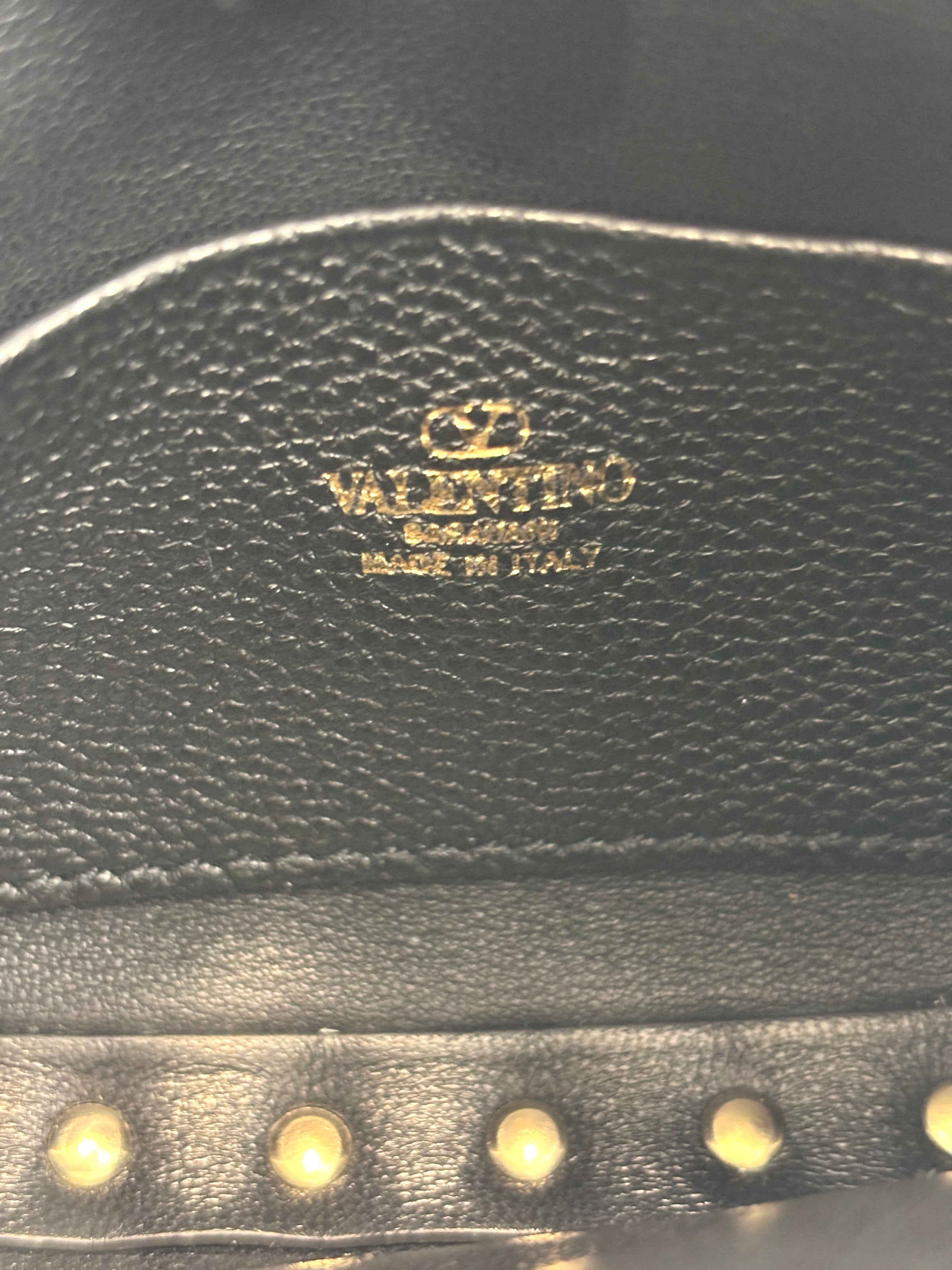 Mini Hobo Rockstud Black Shoulder Bag - Glampot