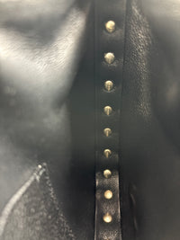 Mini Hobo Rockstud Black Shoulder Bag - Glampot