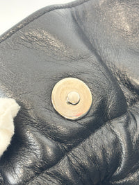 Chanel Black Embossed Calfskin Leather Unlimited Line Drawstring Tote