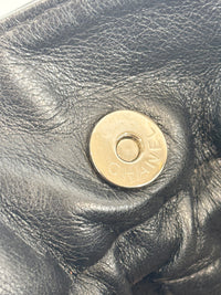 Chanel Black Embossed Calfskin Leather Unlimited Line Drawstring Tote