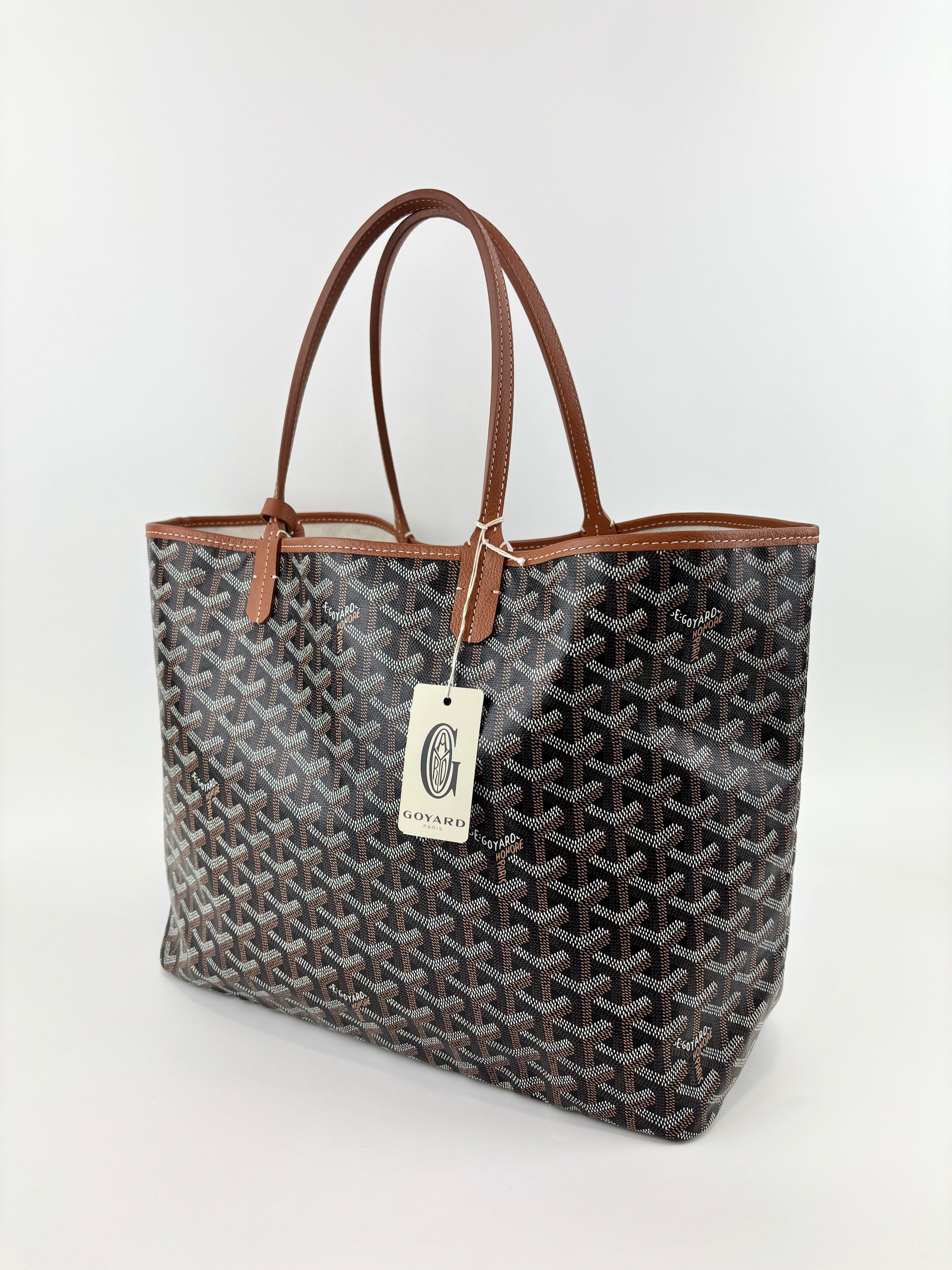 Saint Louis PM Brown Tote Bag
