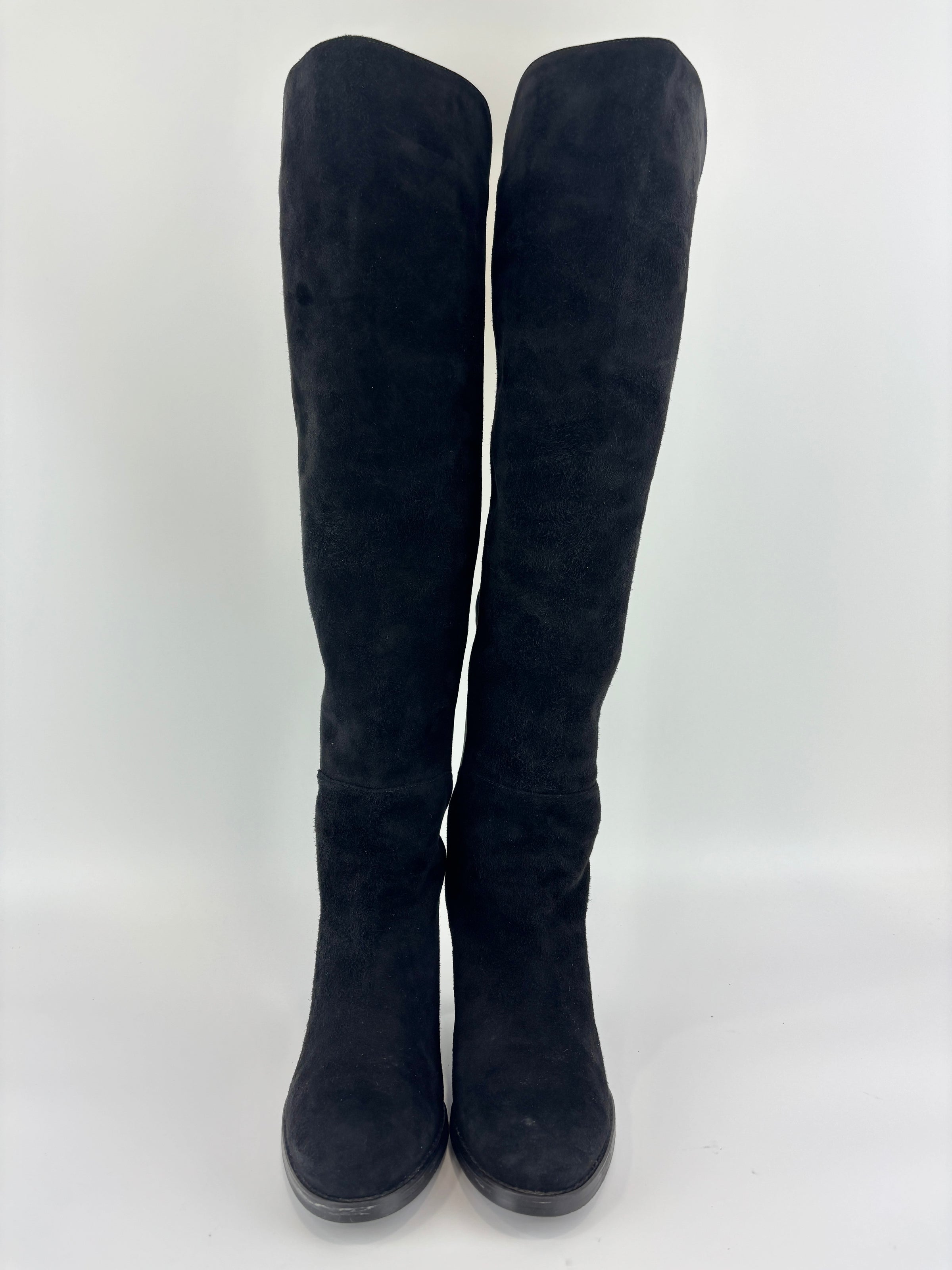 Gillian 60 City Stretch Suede Boots Black Size 36