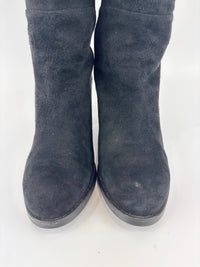 Gillian 60 City Stretch Suede Boots Black Size 36