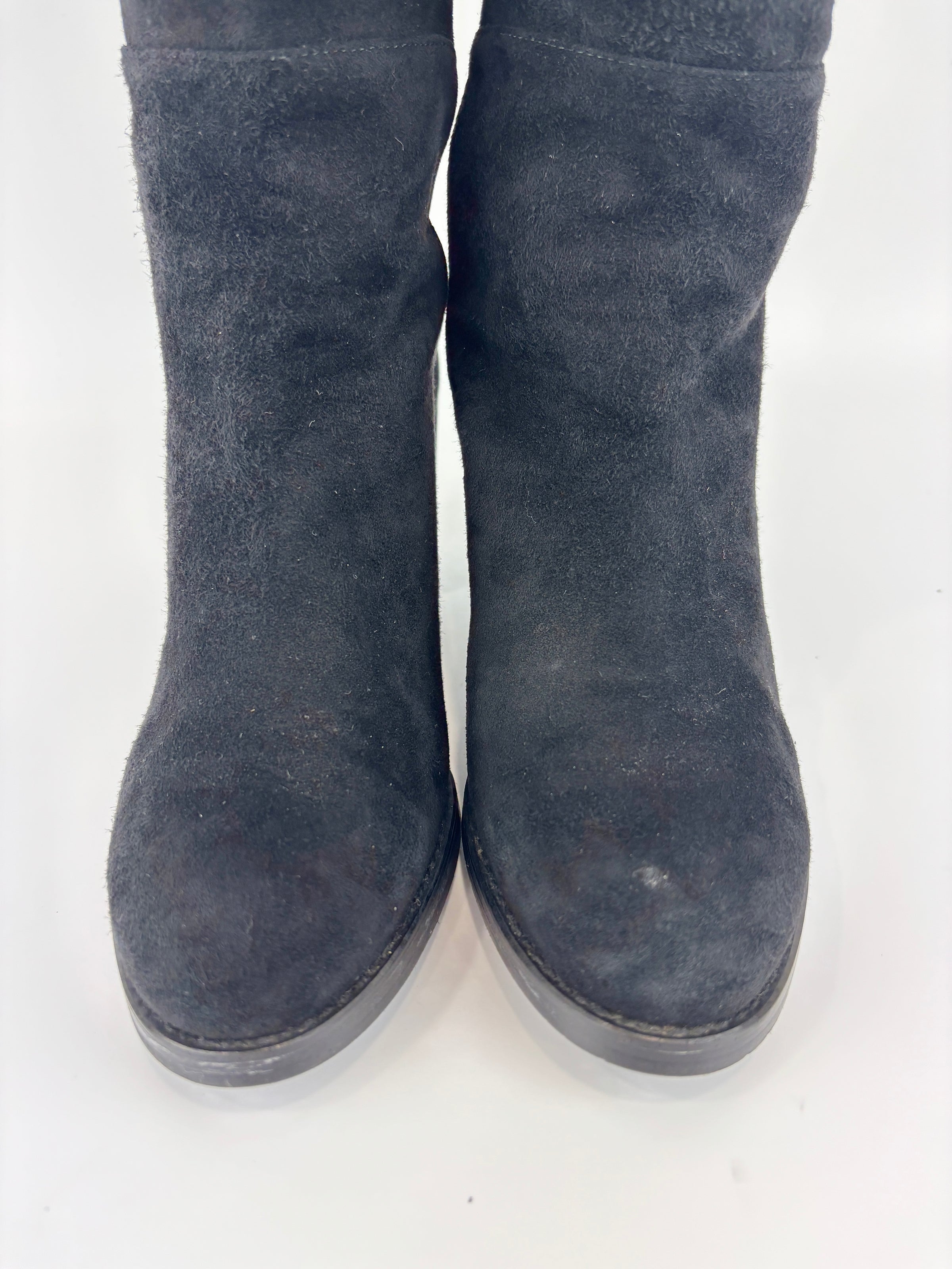 Gillian 60 City Stretch Suede Boots Black Size 36