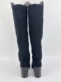 Gillian 60 City Stretch Suede Boots Black Size 36