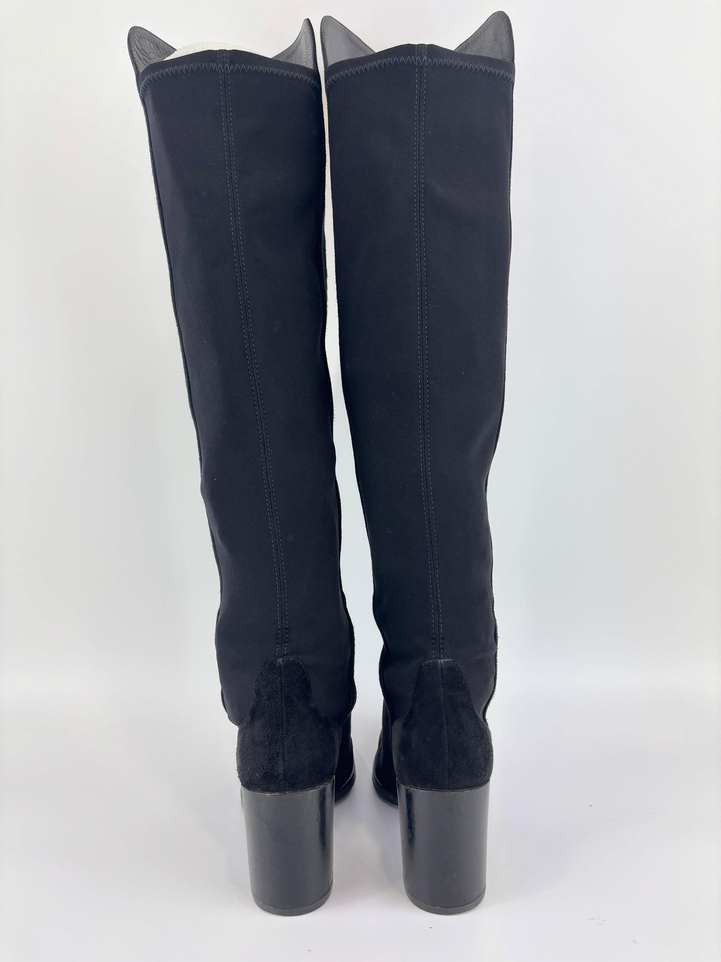 Gillian 60 City Stretch Suede Boots Black Size 36