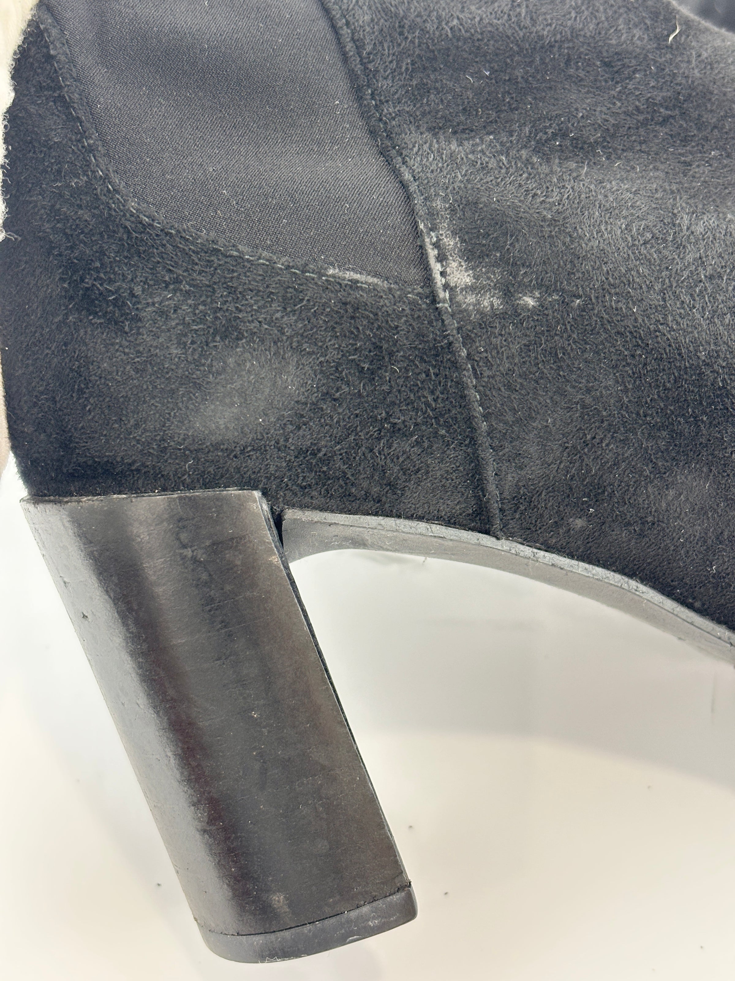 Gillian 60 City Stretch Suede Boots Black Size 36