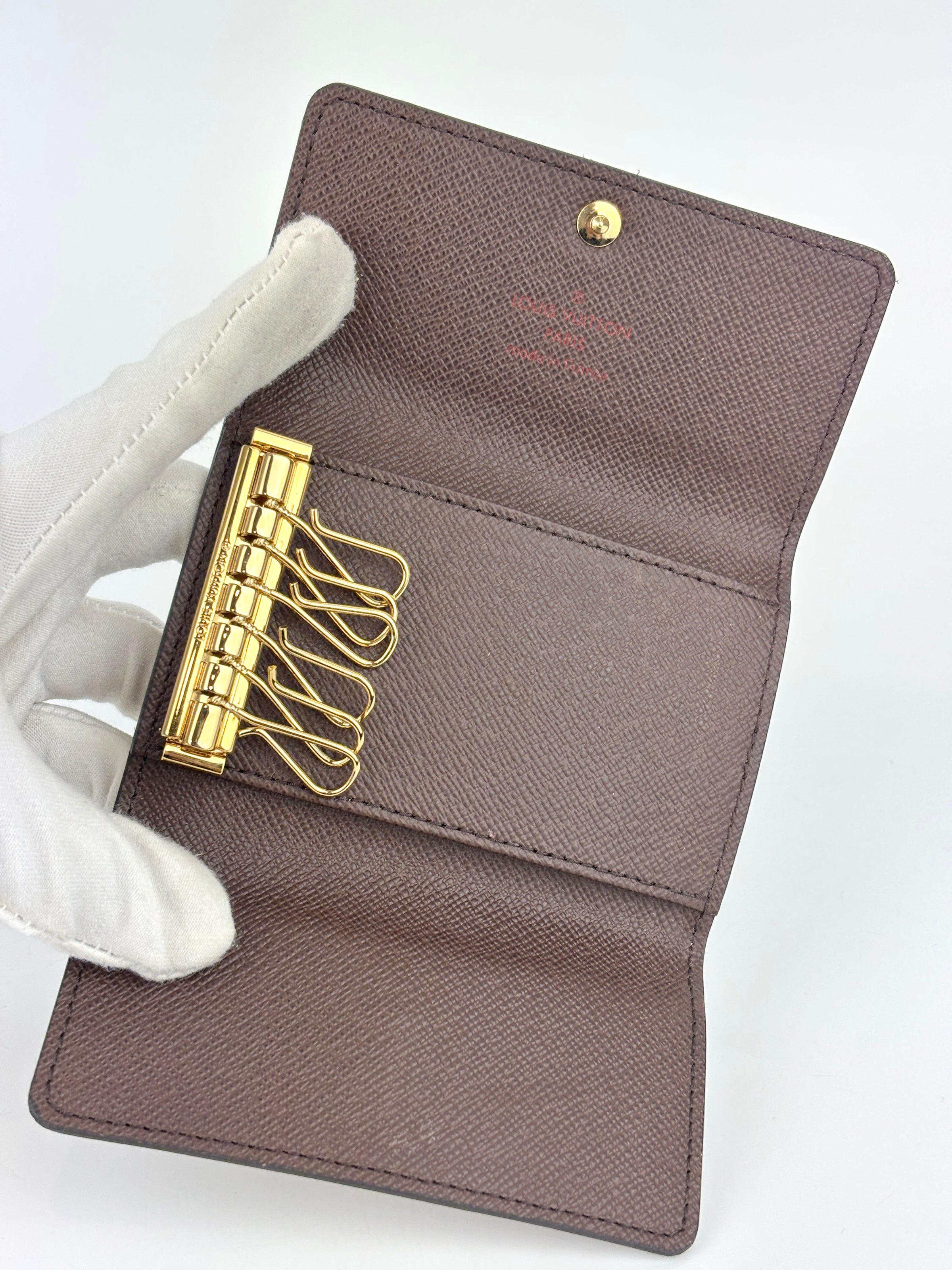 6 Key Holder Damier Ebene N62630 - Glampot