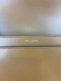 Box Calfskin Monogram Medium Solferino Satchel Natural Tan - Glampot