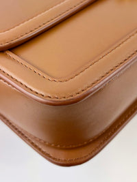 Box Calfskin Monogram Medium Solferino Satchel Natural Tan - Glampot