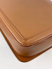 Box Calfskin Monogram Medium Solferino Satchel Natural Tan - Glampot
