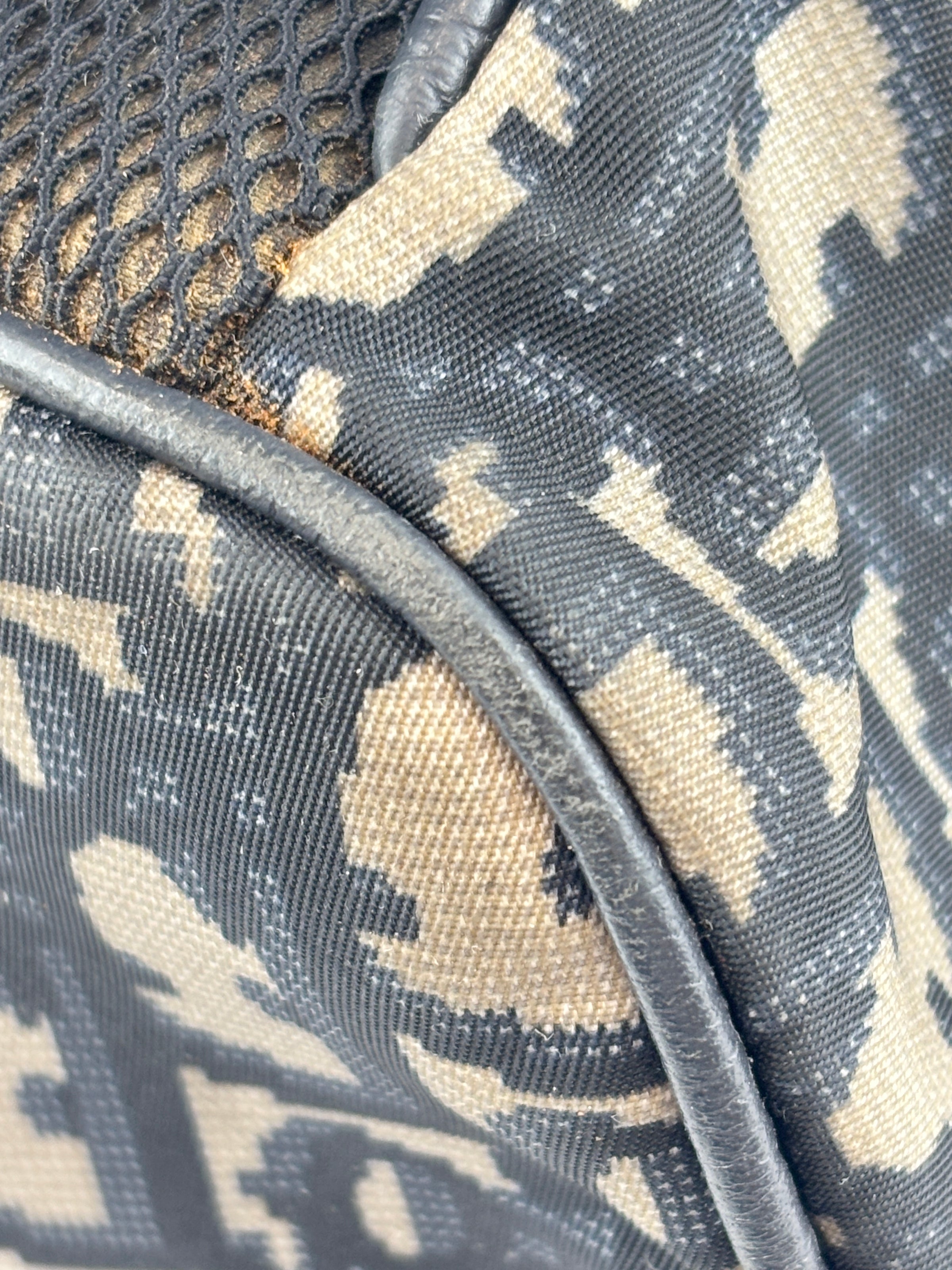 Motion Backpack in Oblique Nylon with Leather Medium