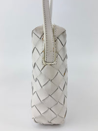 White Intrecciato Camera Bag