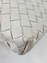 White Intrecciato Camera Bag