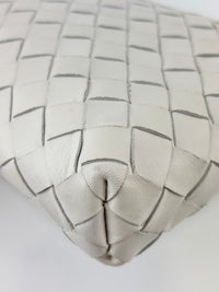 White Intrecciato Camera Bag