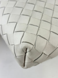 White Intrecciato Camera Bag