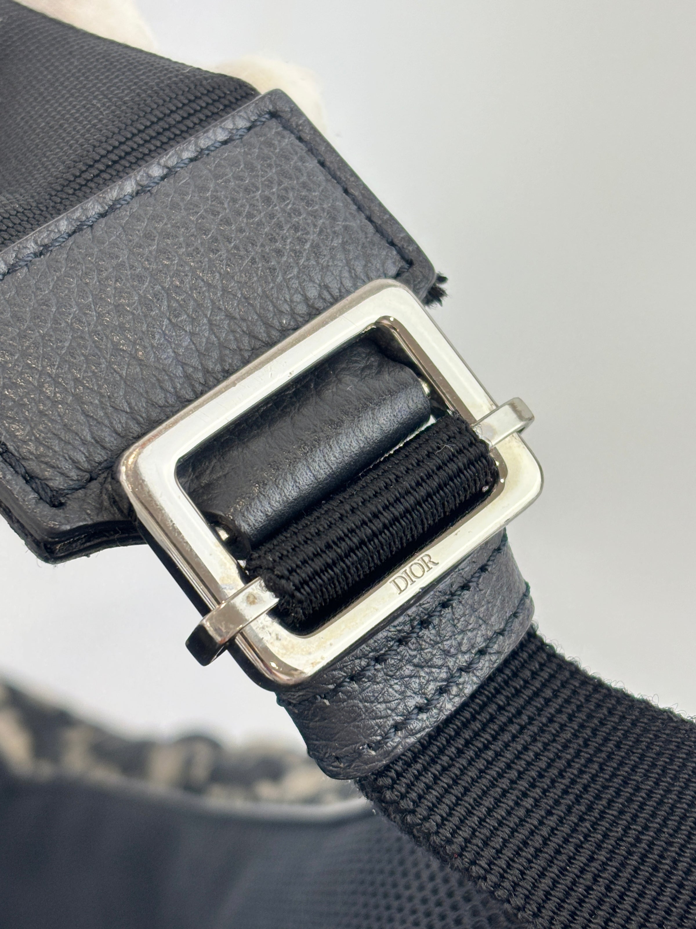 Motion Backpack in Oblique Nylon with Leather Medium