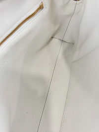 White Intrecciato Camera Bag