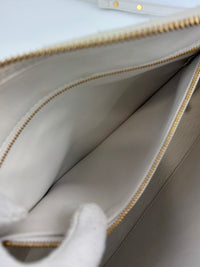 White Intrecciato Camera Bag