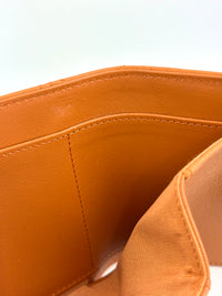 AP1064 C19 Trifold Compact Lambskin Wallet Caramel