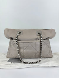 Medium Granville Chain Tote in Grey Cannage Lambskin SHW