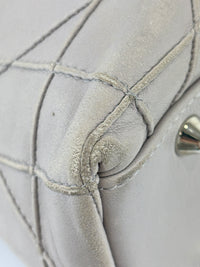 Medium Granville Chain Tote in Grey Cannage Lambskin SHW