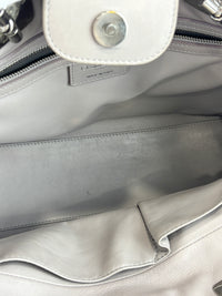 Medium Granville Chain Tote in Grey Cannage Lambskin SHW