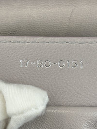 Medium Granville Chain Tote in Grey Cannage Lambskin SHW